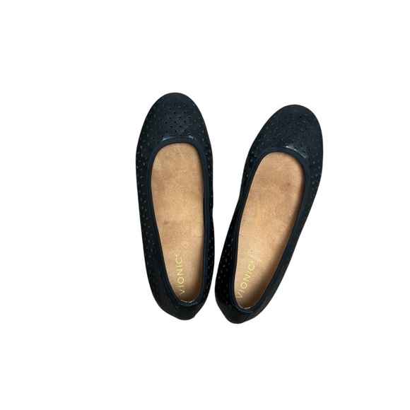 Vionic Shoes Women's Size 11.5 The Robyn ll Black Leather Flat - Picture 4 of 6
